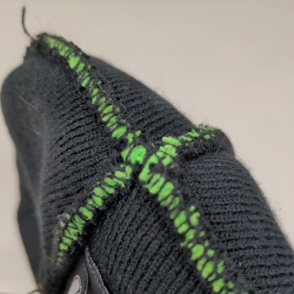 Jinx Boy's Knit Minecraft Beanie Cap Hat Green Creeper 100% Acrylic - Picture 10 of 10